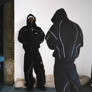 Y2K American Street 2025 Hoodie Casual Sweater Suit Cardigan Jacket Trend