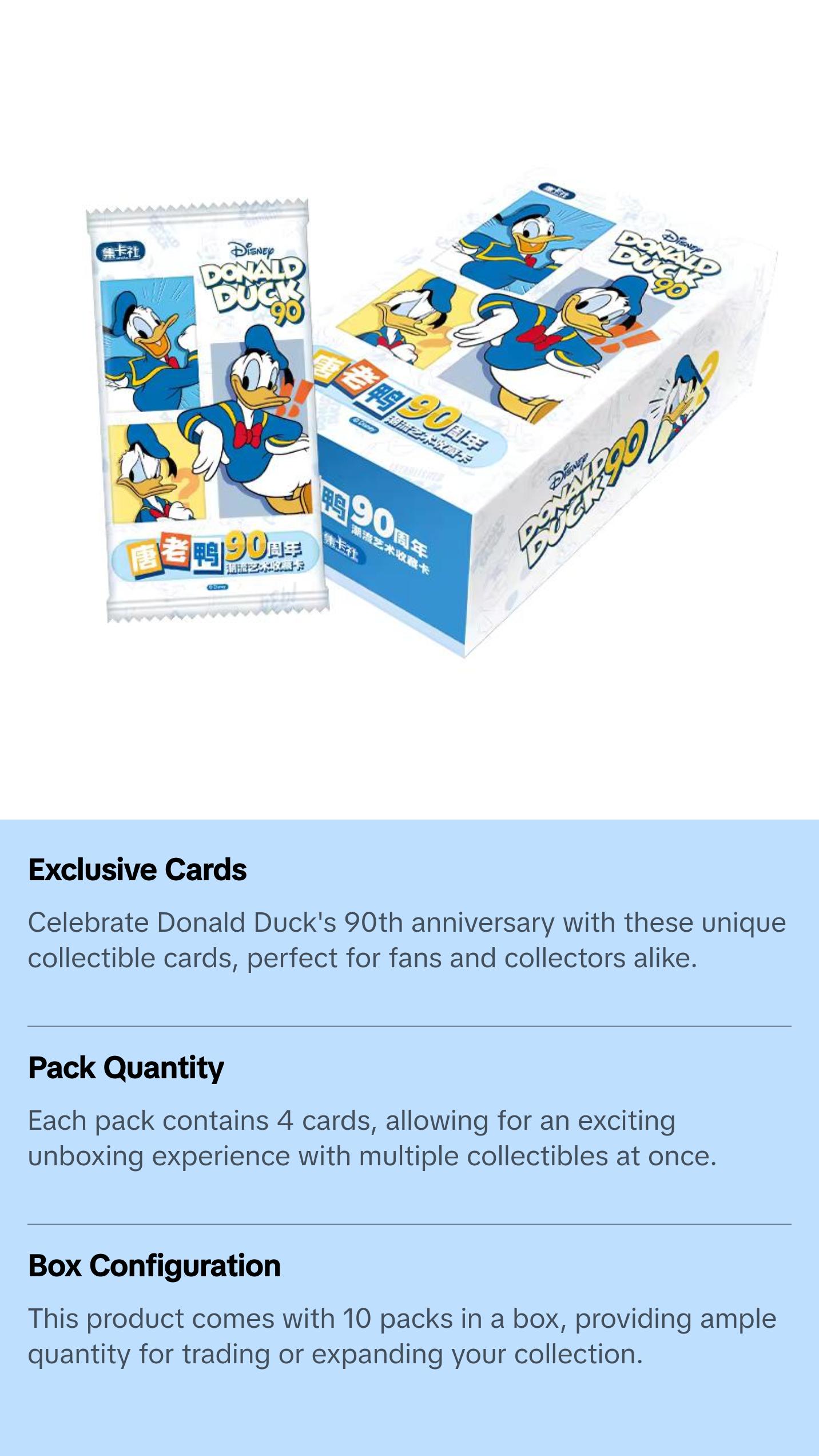 Card.Fun Donald Duck 90th Anniversary CARDS LIVE OPENING