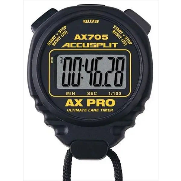 212 MAIN Accusplit AX705 AX Pro Series Error-Free Stopwatch - Polycarbonate Ultimate Timer for Lane Timing, Coaches' & Referees' Sports & Outdoor Accessory