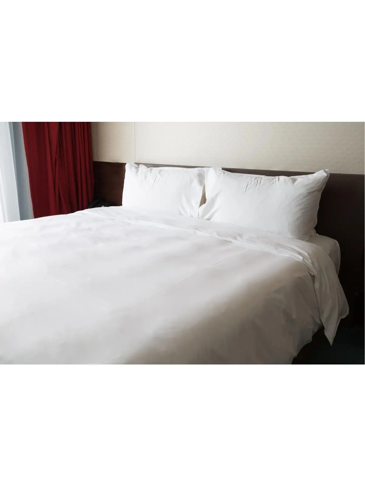 Rifz GMC11099-T250 Solid Wash-Free T-250 Cotton Blend Duvet Cover - White, King Size