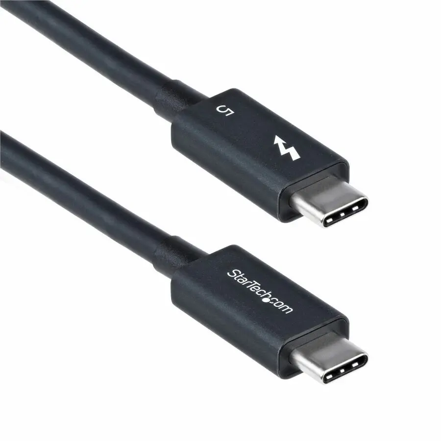 StarTech 3ft Thunderbolt 5 Cable, 80-120 Gbps Certified Thunderbolt Cable