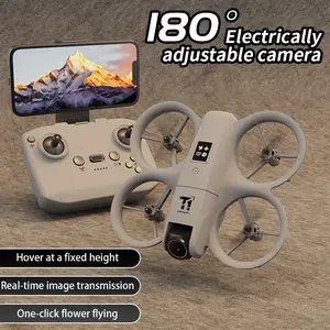 S11 Quadcopter Drone with s11 smooth fixed point-1b, Camera, Remote Control, Altitude Hold, Headless Mode, Real-Time Optical Flow Positioning, 2 Batteries for Long Flight, 360-Degree Acrobatics, Control Lights, Specialty Tech Accessories for Gamers