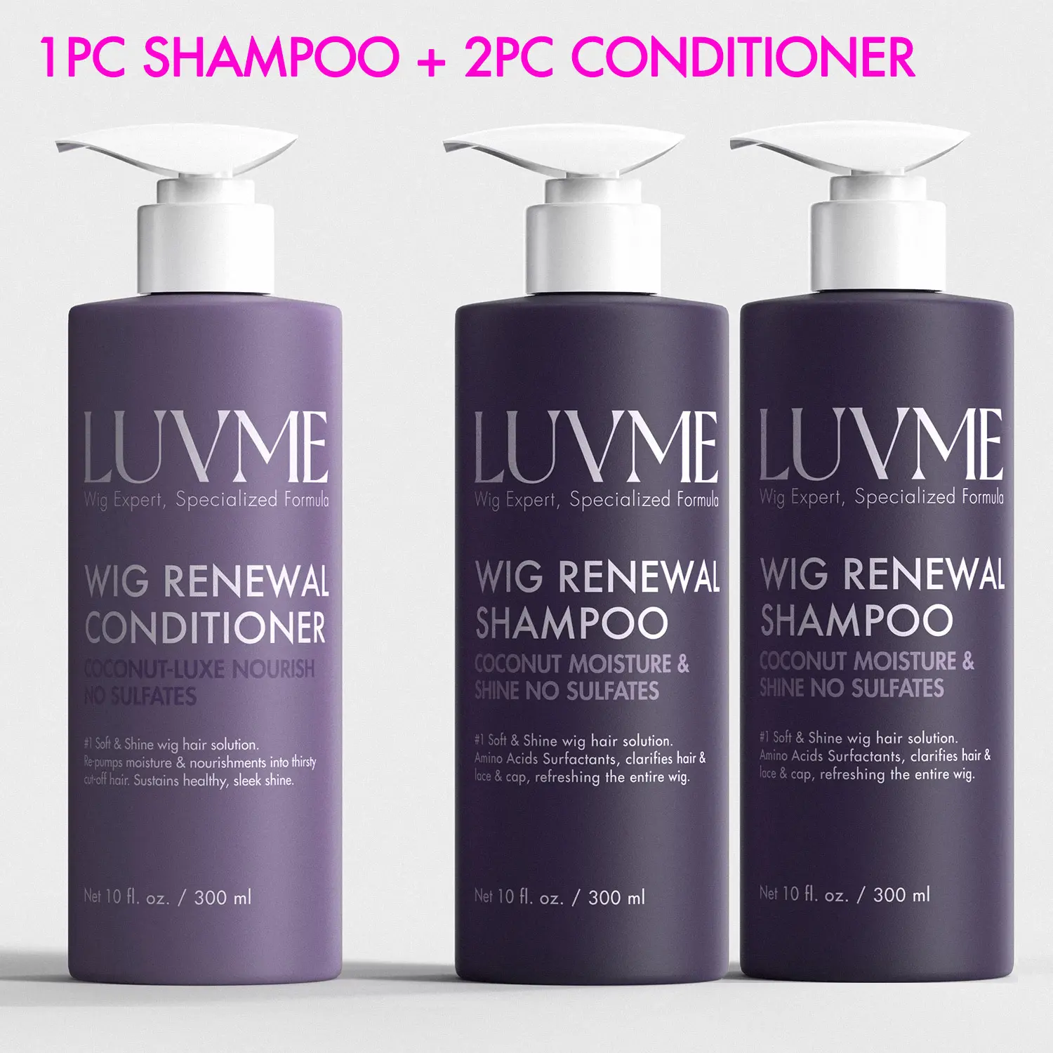 1pc Shampoo+2pcs Conditioner