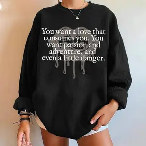 Romantic Quote Vampire Mystic Sweatshirt, Vintage Mystic Falls Shirt, Vampire Shirt, Hooodie, Sweater, Horror Movie Shirt