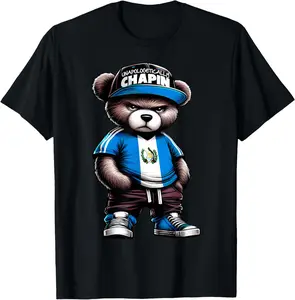 100% Cotton UNAPOLOGETICALLY CHAPIN Guatemala Flag Camisa de Guatemala T-Shirt