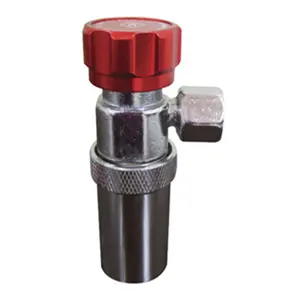212 MAIN Mastercool Extra Long High Side Coupler, Adjustable Regulator Hose, Heavy-Duty Spring-Loaded Flexible Hose