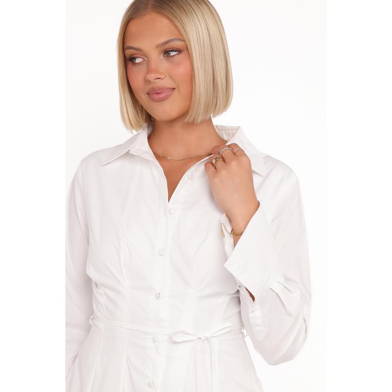 Alexander Shirt Dress - Ivory
