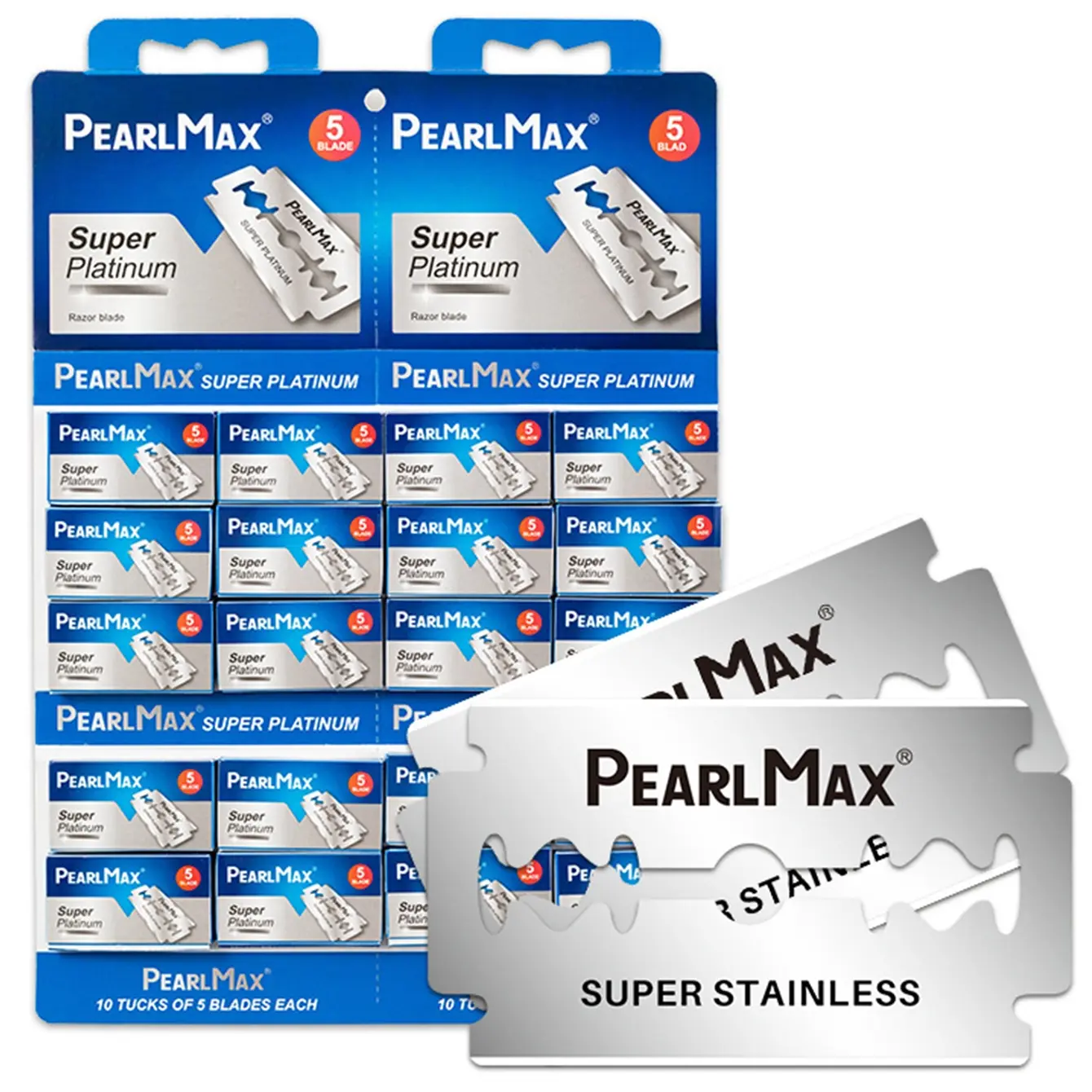 5/10/20/40/50/60/80/100Pcs Multi-Pack Refill Blades For Double-Edged Razors Replacement Blades, Stainless Steel Shaver Blade, Long-Lasting Sharp And Durable, Compatible With Traditional Men'S Manual Razors