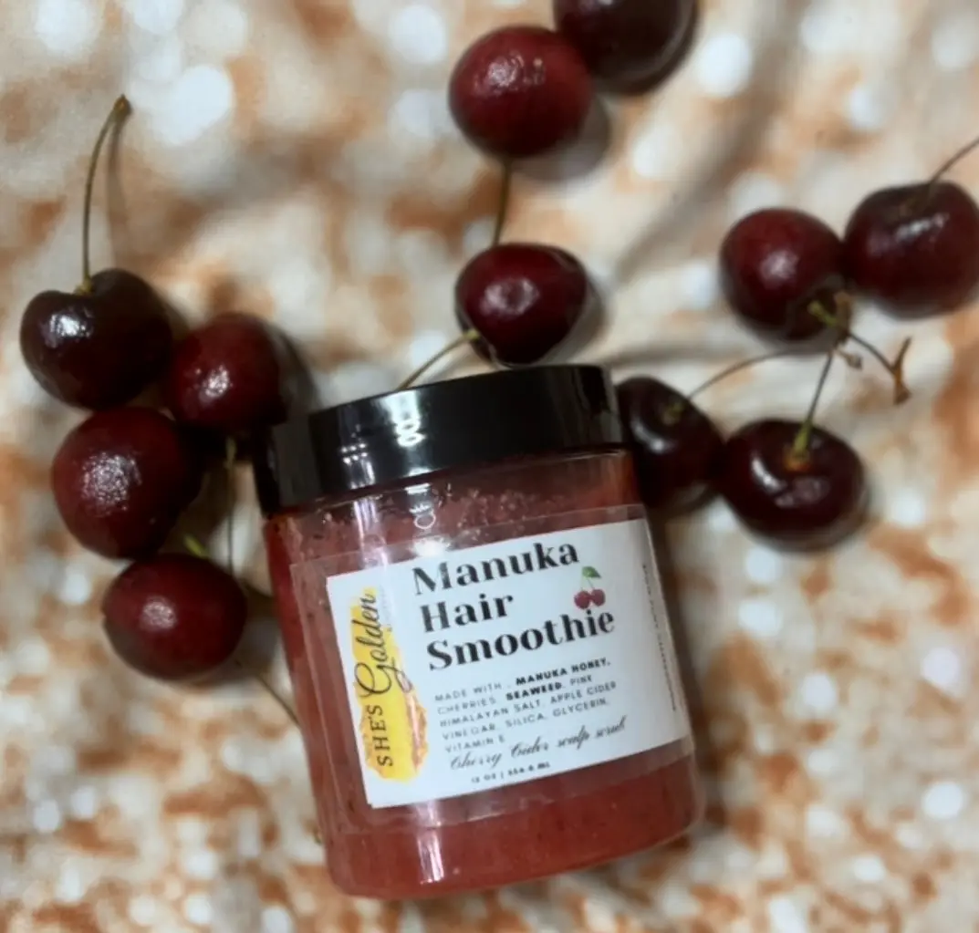 Manuka Hair Smoothie Cherry Cider Seaweed Scalp Scrub