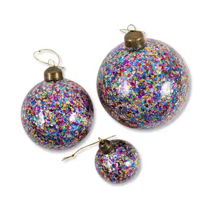 Confetti Bauble Ornament S/3