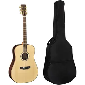 41-inch Acoustic Guitar Bag With Adjustable  Strap. Guitar Bag With  Hanging Loop, Suitable for Acoustic Guitars, Electric Guitars, Bass Guitars, and Classical Guitars