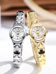 New Fashion Steel Band Bracelet Women's Watch, Elegant Simple Design, High-Quality Quartz Movement, Modern Casual Wristwatch, Stylish Ladies' Wristwatch, Modern Fashionable Wristwatch