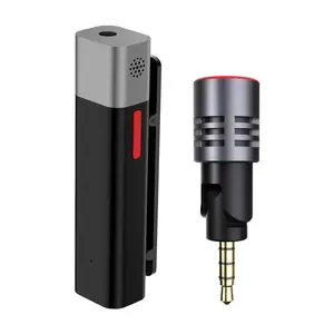 SabineTek Smartmike+ with Unidirectional Microphone Bluetooth Microphone, Lapel Mic, Wireless Clip-on Lavalier Microphone for Smartphone Audio Compact