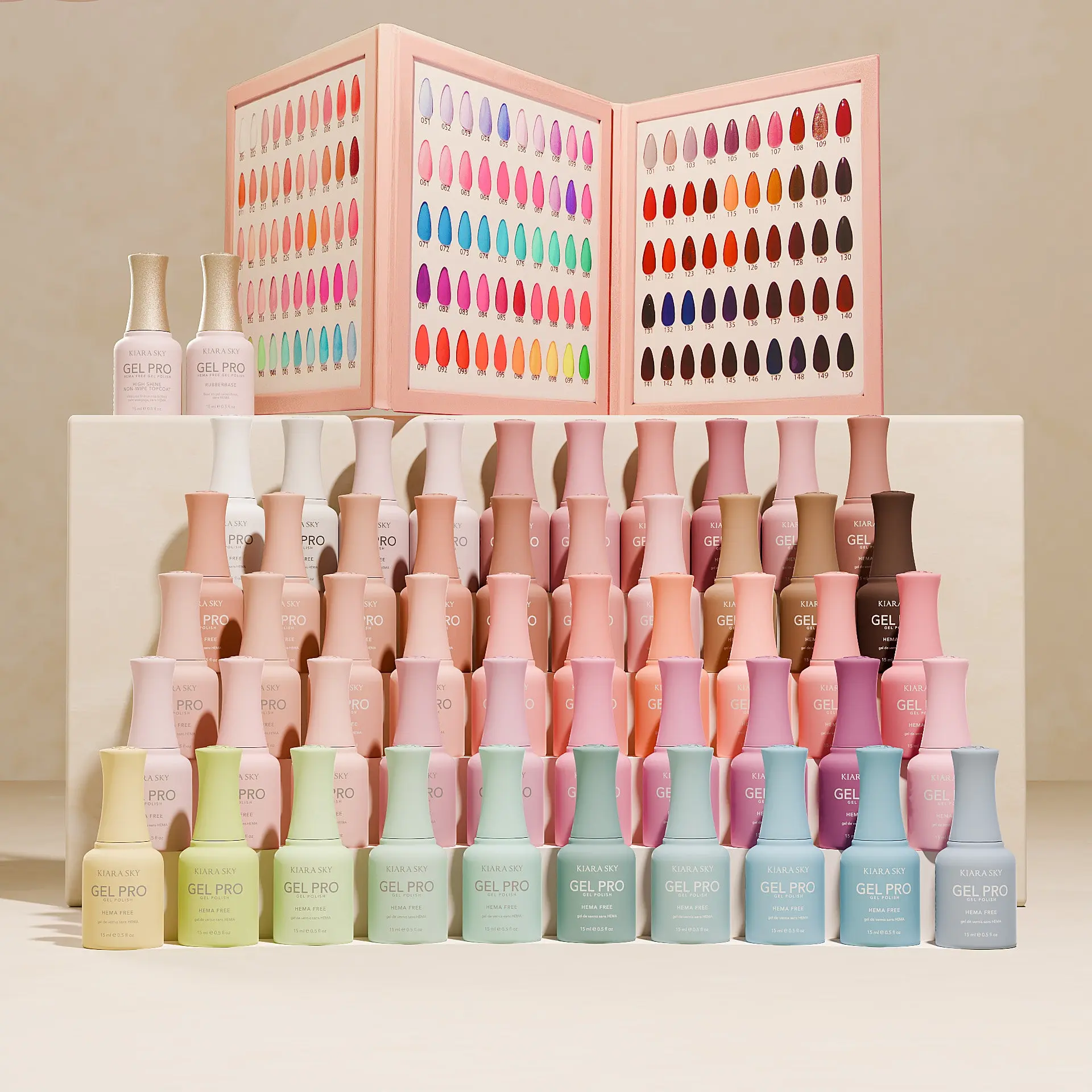 Kiara Sky Gel Pro Volume 1  | 50 HEMA-Free + TPO Free Gel Polish Colors