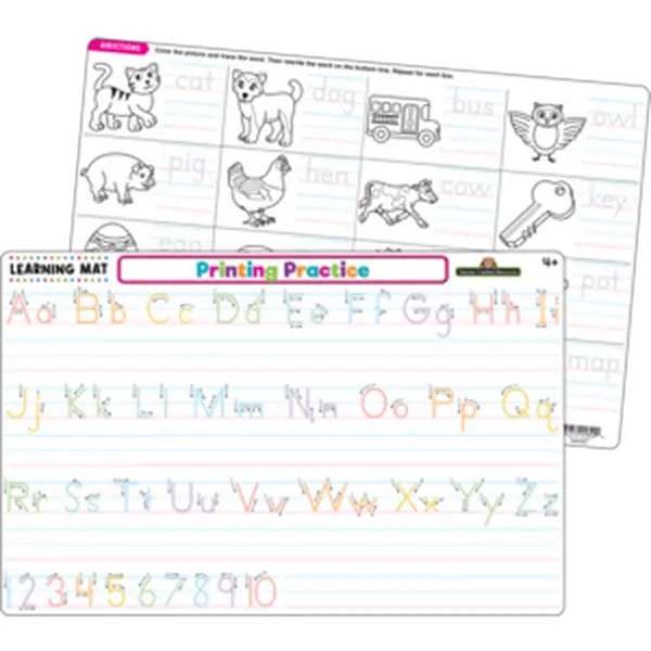Printing Practice Learning Mat