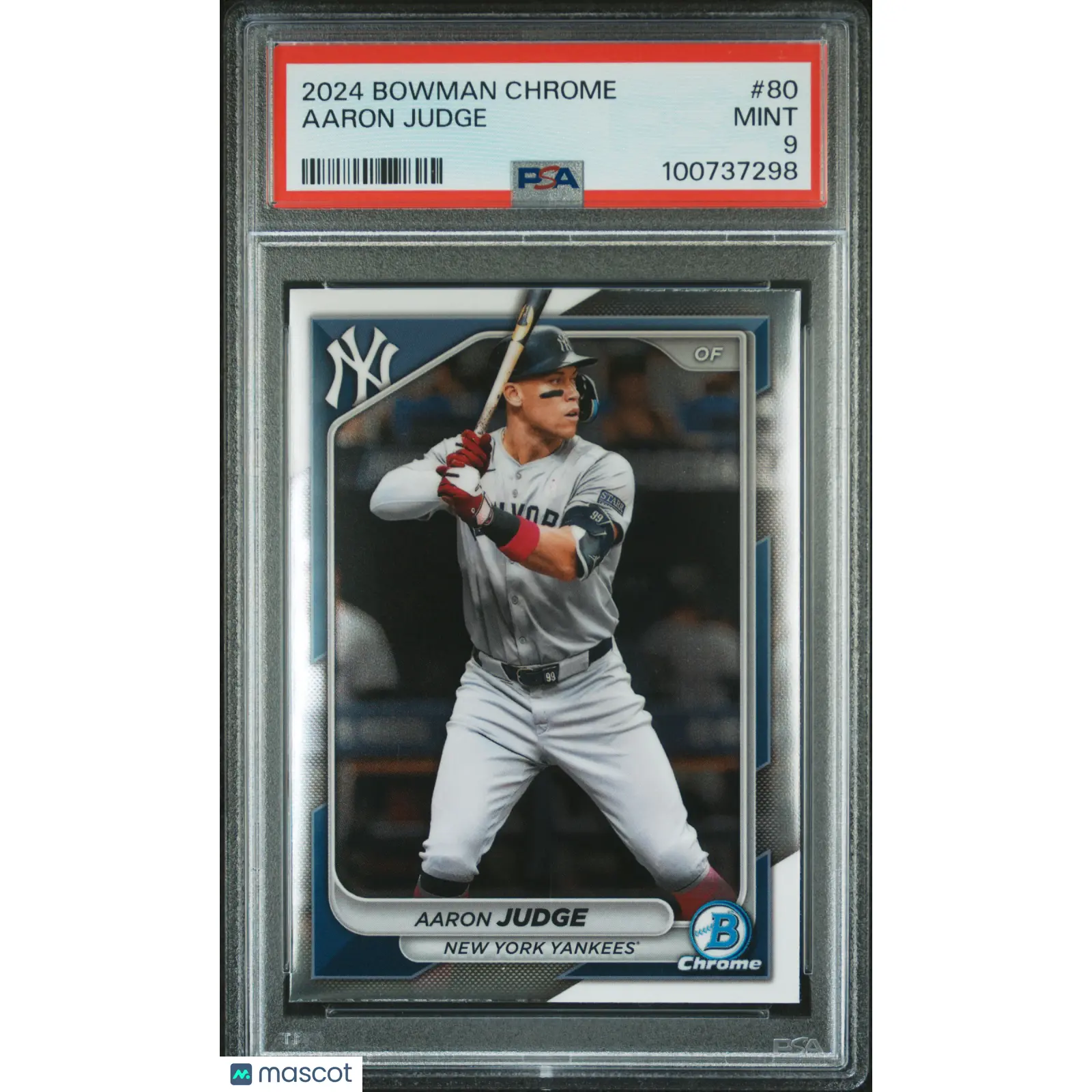 Aaron Judge 2024 Bowman Chrome #80 PSA 9
