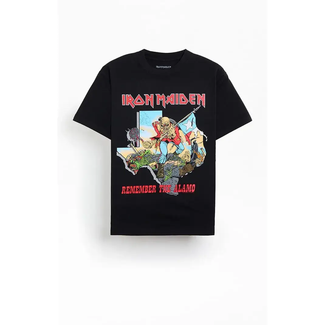 PacSun Men's Iron Maiden Brain Damage T-Shirt - Multicolor