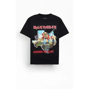 PacSun Men's Iron Maiden Brain Damage T-Shirt - Multicolor