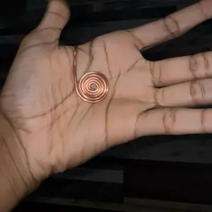 Grounding/ Reiki palm/foot copper rings (set of 2)