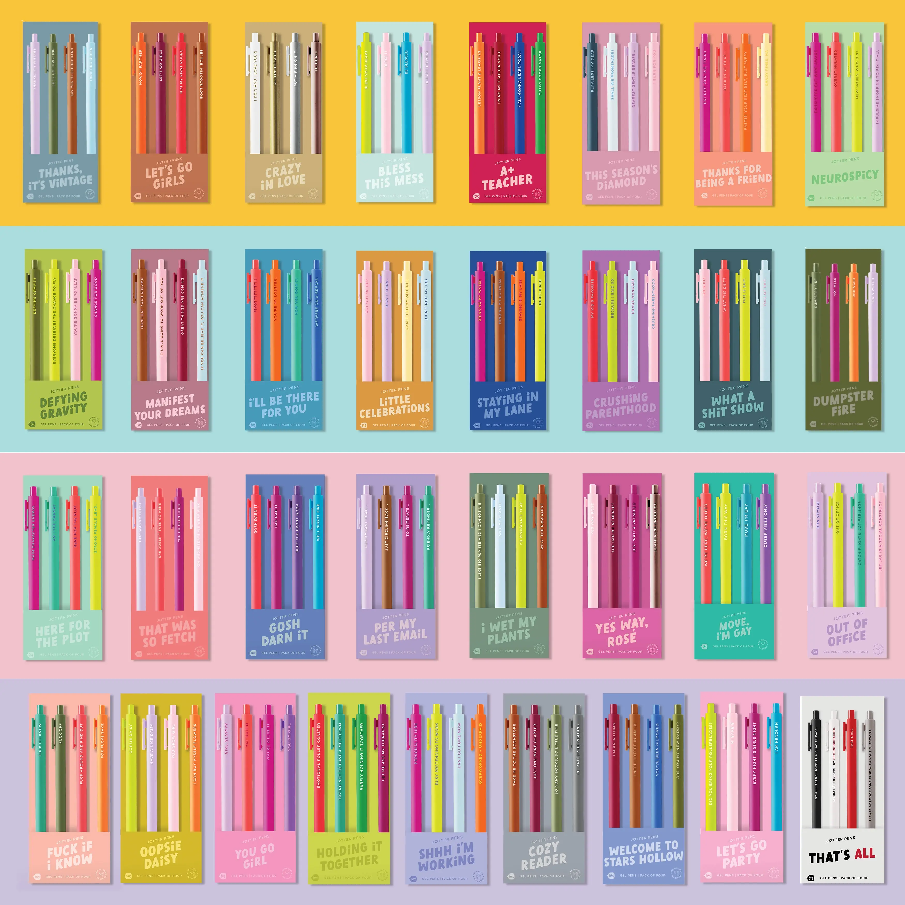 Jotter Sets 4 Pack