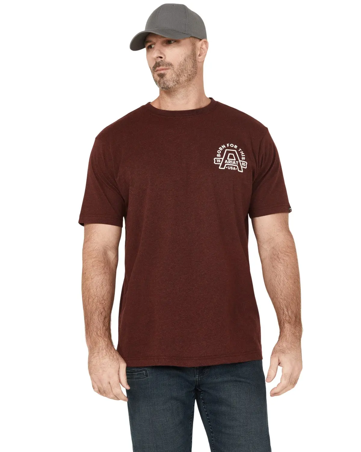 Ariat Men's Men'S Rebar Cotton Strong Hard Head Short Sleeve Graphic Work - 10054444