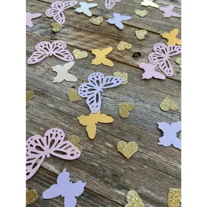 100 count Butterfly Table Confetti,Butterfly Birthday Decorations for Bridal Shower  Shower Wedding Butterfly Party Decor