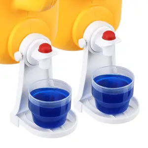 Laundry Detergent Cup Holder with Drip Catcher - Pack of 2 for Laundry Bottle Spouts