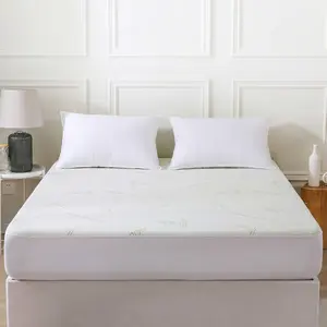 MUXHOMO Premium Waterproof Queen Size Mattress Protector, Breathable Mattress Cover Queen Size Bed, Cooling 3D Air Fabric Bed Pad Cover, Deep Pocket 8"-21"