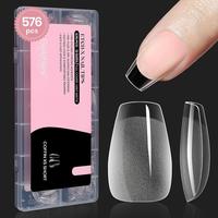 Extra Short Coffin 576pcs (Etch X Nail Tips )