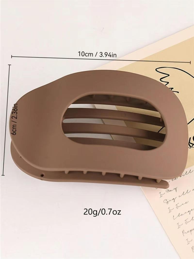 Solid Color Hair Clip, Fits Hairstyles forSchool, Gifts for Her, Casual Versatile HairAccessories for Women, MinimalistHeadwear Suitable for Thick Hair, Fashion HairAccessories for Party, Daily ClothingDecor, Ponytail Barrettes,Adjustable Clip