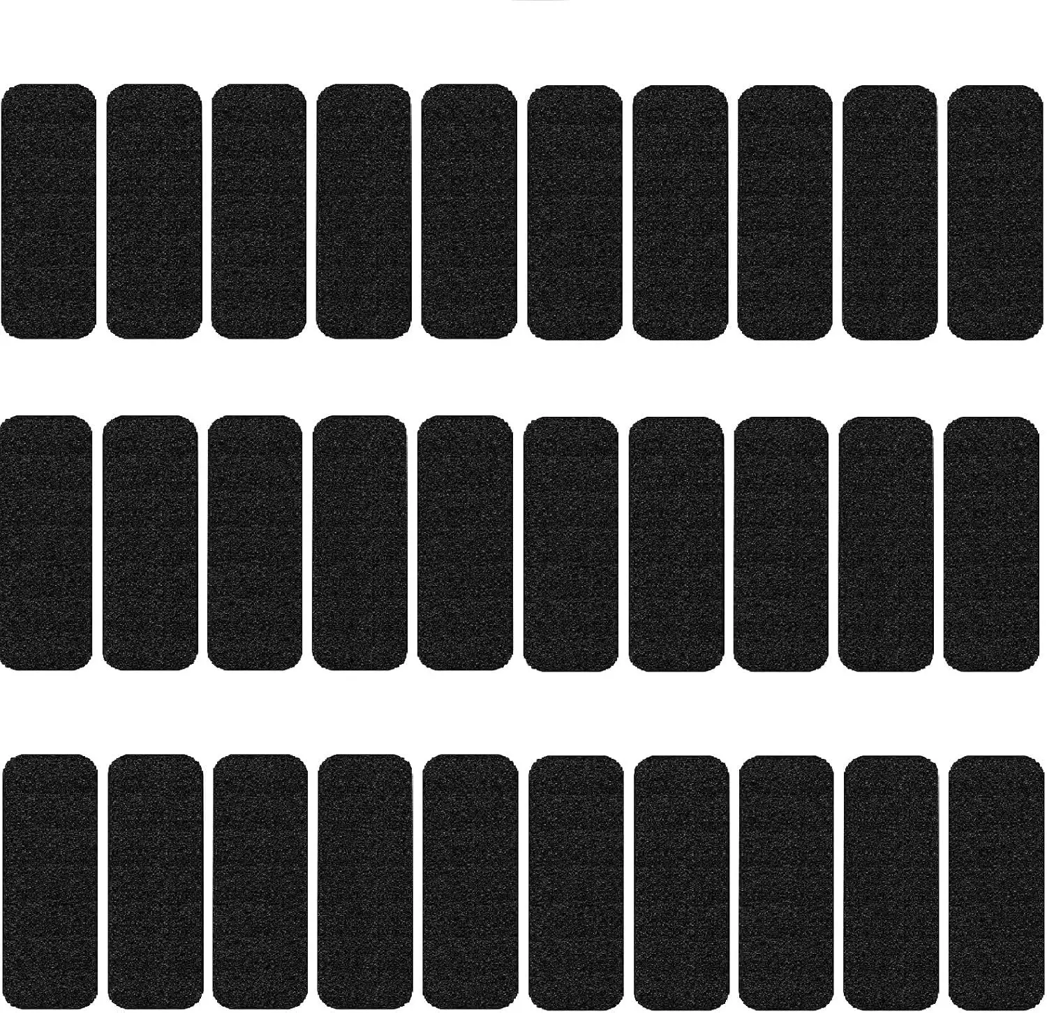 30 Pack Ceiling Fan Filters for Blades, Strong Activated Coconut Carbon Filter for Ceiling Fans, Universal Fit Unscented Charcoal Fan Air Purifier Pad