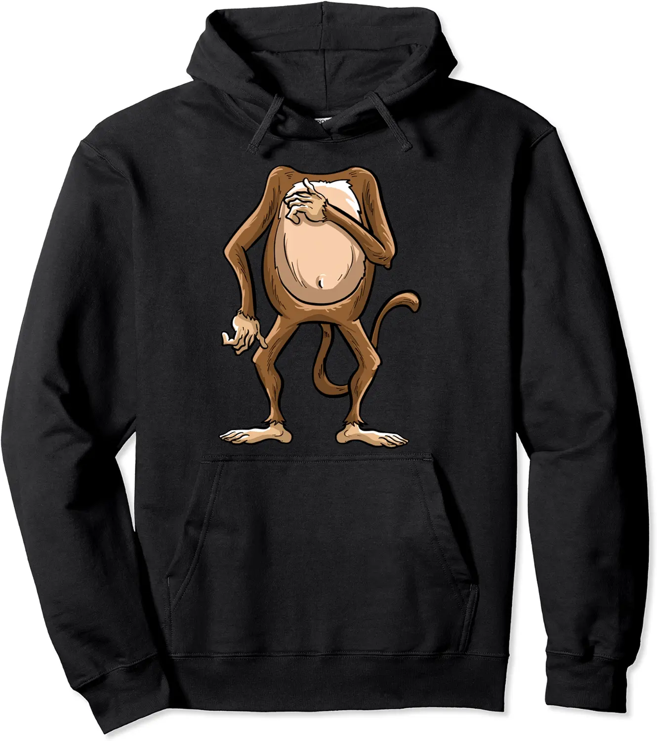 Cool Headless Monkey Halloween Costume | Funny Lazy DIY Gift Pullover Hoodie - Matthewmatt Shop 57B08KSVGW4D