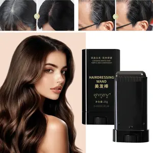 1 Piece Three-Color Hair Dye Stick - Emergency Hair Color Applicator with Comb Tooth Design, Waterproof and Sweatproof Function, Easy-to-Clean Rotating Design for Quick Gray Hair Coverage - Ideal Gift (Hair Dye Tool) for Adults of All Genders, Color Touch