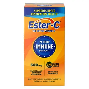 Ester-C 500 Mg 24 Hour Vitamin C Tablets for Immune Support 90 Count