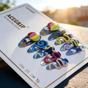 10pcs Handmade 3D Rainbow Candy Bear Nail Art Stickers, Y2K Millennial Style, Trendy Fashion Accessories, Perfect for DIY Nail Decorations