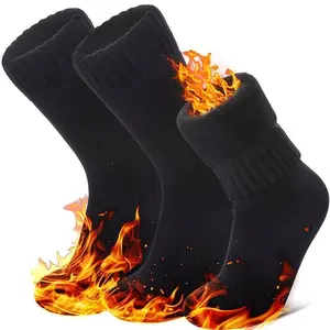 2/6 Pieces Women's Ski Warm Boots Liner - Super Warm Winter Cold Weather Style, Elastic Ribbed Pocket Mixed Color and Black Suitable for Extreme Outdoor Sports