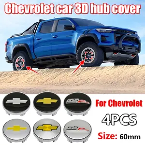 Chevrolet Car Style Decoration Accessories, Wheel HUB Cover Center Cap, Fits Chevrolet Models, Automotive Styling Parts