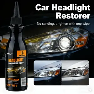 NUAN Vehicle Headlight Shine Wax – Eliminate Fog, Oxidation & Scratches, Regain Crystal Clear Finish