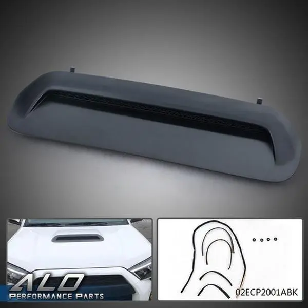 Hood Scoop Bulge Kit Fit For 2010-2021 Toyota 4Runner PRO Matte Black
