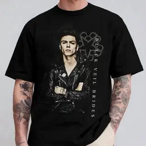 Vintage Emo Scene Icon Andy Biersack Graphic Unisex T-shirt