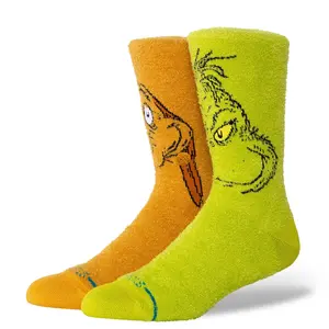 Stance Grinch and Max Crew Socks