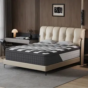 【EVLWZL】10/12 Inch Twin, Full, Queen, King Mattress Memory Foam And Spring, Hybrid MattressMedium Firmness, Lumbar Support, For Home Rooms Hotels, Boxed Halloween ChristmasGift Furniture Ergonomic queen size mattress Interior Modern queen size mattress