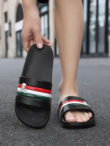 Men's Fashion Summer Lightweight Breathable Slippers, Couples Soft Anti-Slip Durable Home Bathroom Shoes, Eva Sole Comfort Indoor Outdoor