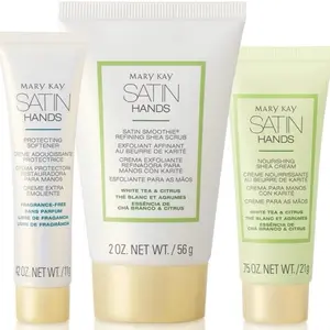 Mini Satin Hands Pampering Set Nourishing Cream Shea Smooth Nails hands and foot care