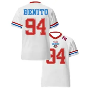 Team Benito Football Jersey, Puerto Rico Flag Football Jersey, Benito #94 Jeszey Shirt, Gift for Fan