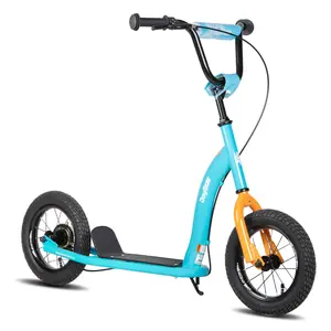 JOYSTAR Scooter 5+ Teens Youth Lightweight Kids Adjustable Handlebar 12" Inflatable Wheels Rear big scooter Toy Play sunlight soap ninebot f40