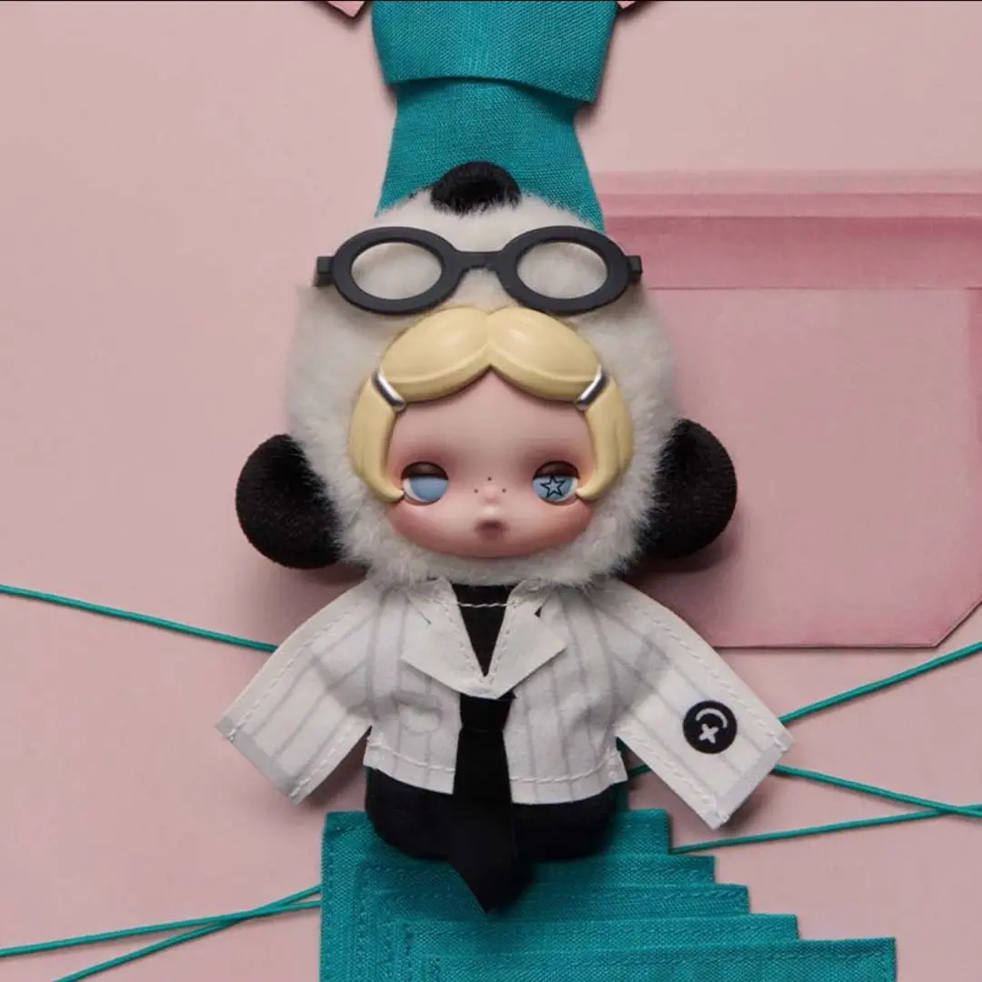 POP MART SKULLPANDA Off Mode Series Plush Doll Pendant