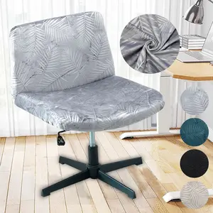 Silver Fox Velvet Chair Cover, Winter Collection, Durable & Easy Install, Indoor/outdoor Use, Home Decor Furniture Protector, Dining Chair Cover