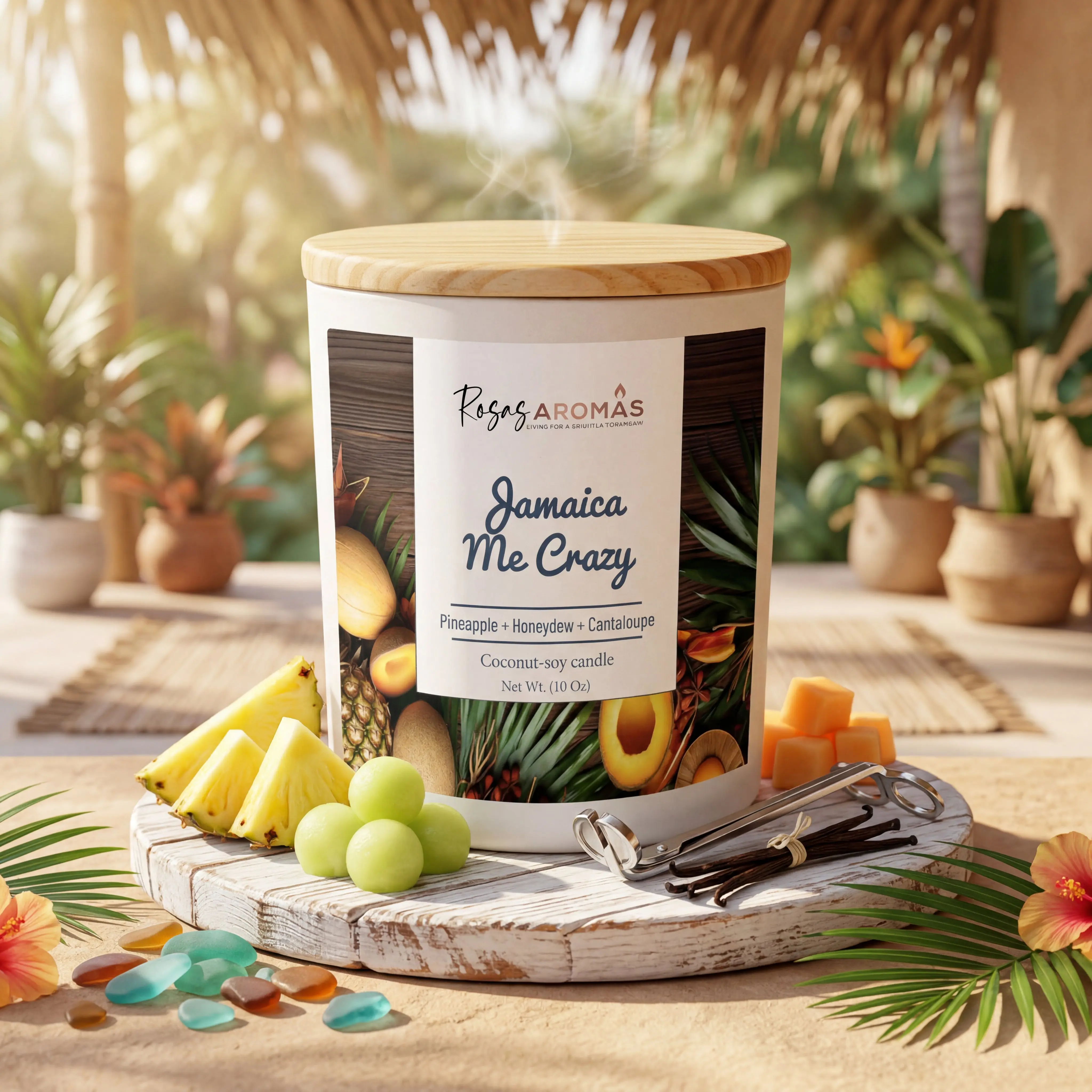 Jamaica Me Crazy 10oz - Original E-Cigarette Packaging with No Additional Features or Design Elements