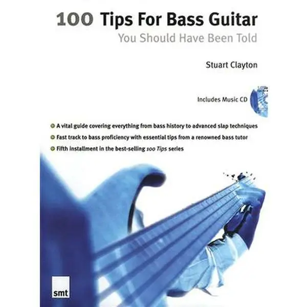 USED Book - 100 Tips for Bass Guitar You Should Have Been Told by Stuart Clayton (Paperback) - english